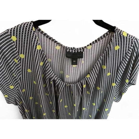 Worthington Cap Sleeve Top Blouse 2X - Picture 3 of 3